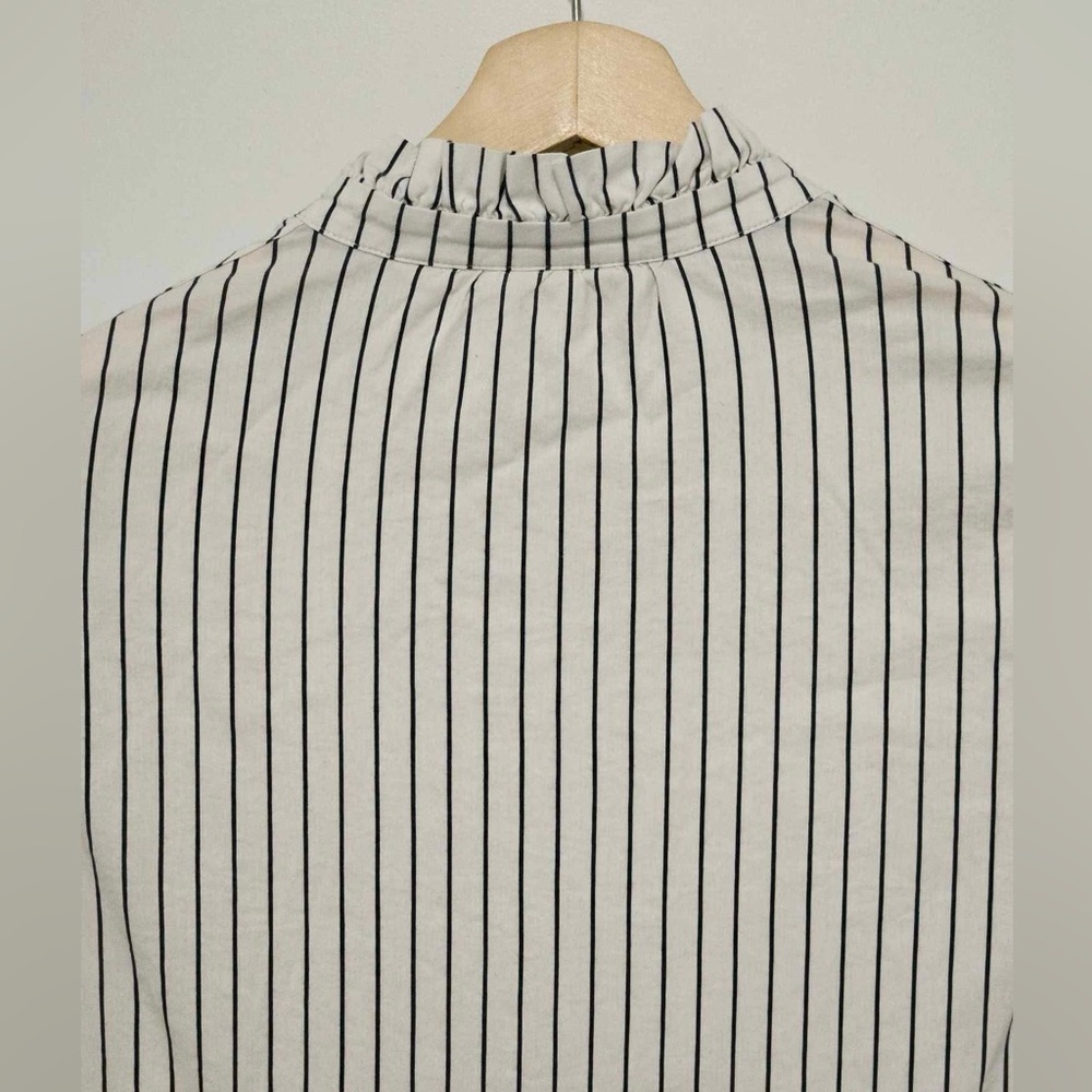 Maeve Anthropologie Bonnie Stripe Tiered Midi Blue Dress size XS - Picture 9 of 13